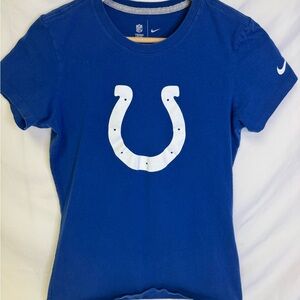 Nike Women’s Royal Blue Short Sleeve Colts Logo Tee